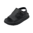 thumbnail image 3 of lionlar Children Sandals Adjustable Soft Sole Waterproof Comfort Beach Sandal Summer Black 21, 3 of 9