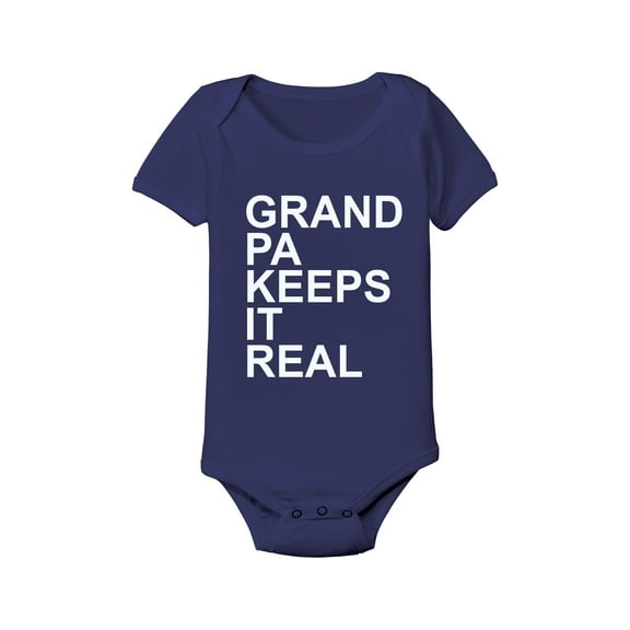 Instant Message - Grandpa Keeps It Real - Infant One Piece