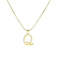 thumbnail image 1 of CAIROYAR Collar con iniciales en plata de ley, colgante con 26 letras del alfabeto, joyería:, 1 of 7