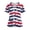 01-Red, variant on 250 Anniversary USA Shirt Women, 4th of July Nurse Shirt, Plus Size Stars Patriotic Short Sleeve V Neck Nursing Uniforms with Pockets