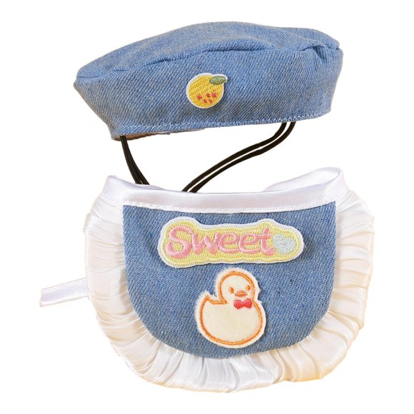 Dog Cat Cowboy Disfraz Set Cowboy Gat con sombrero de bufanda Socina para mascotas para gato de perro pequeño , Style D Estilo D