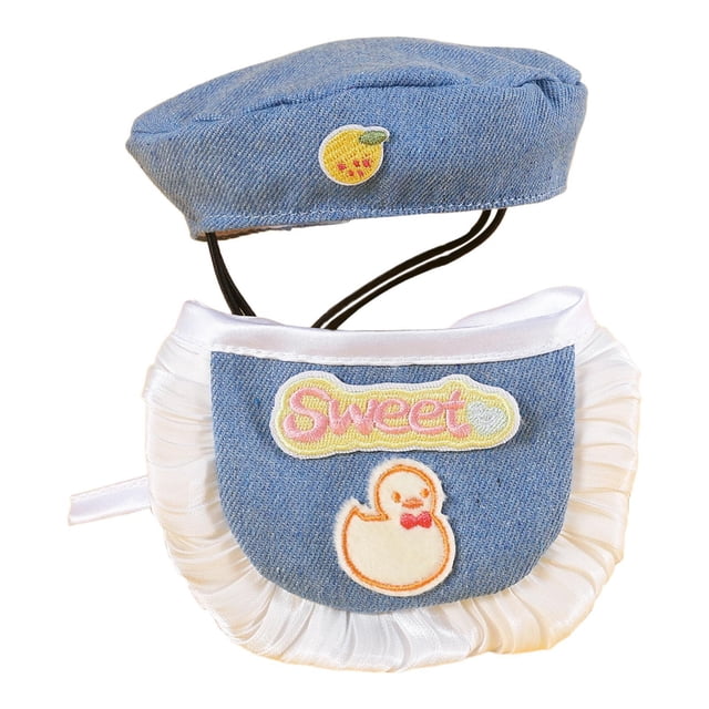 Dog Cat Cowboy Disfraz Set Cowboy Gat con sombrero de bufanda Socina para mascotas para gato de perro pequeño , Style D Estilo D