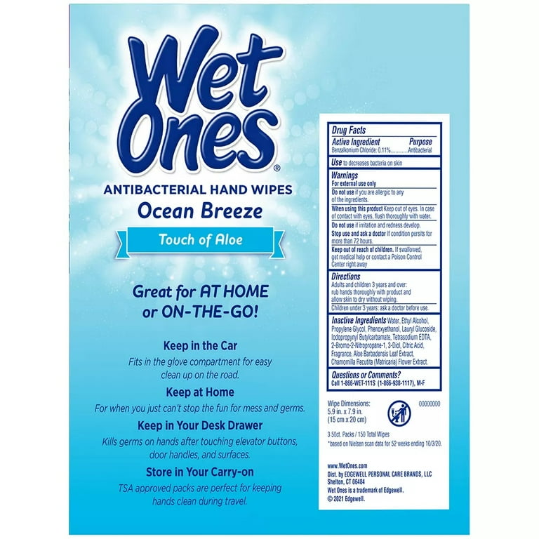Wet ones 2024 personal hygiene wipes