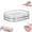 Two Layers, variant on Multi-layer Food Storage Box with Lid, Deli Meat Ham and Cheese Container for Fridge, Stackable Meal Prep Container Set for Refrigerator, Pantry & Deli