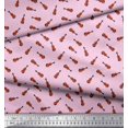thumbnail image 3 of Soimoi Poly Georgette Fabric Guitar Musical Instrument Print Fabric by The Yard 42 Inch Wide, 3 of 3