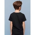 thumbnail image 2 of Boys' Kindergarten Dude Graphic T-Shirt - Playful Pencil & Fashion Glasses Print, Breathable Cotton Crew Neck Tee, All-Season Casual Top for First of School or Summer Streetwear, 2 of 6