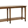 thumbnail image 4 of Dox Sofa Console Table, Shelf, Reclaimed Pine, Antique Brown, 71 Inch, 4 of 5