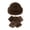 Coffee, variant on Winter Fuzzy Hat Scarf Set for Women Faux Fur Collar Wrap Scarf Thickened Plush Warm Cap for Cold Weather