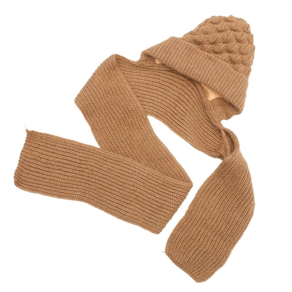 WRITWAA Womens Hooded Scarf 1Pack Warm Scarf for Winter Outing