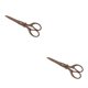 thumbnail image 2 of Riwesomey Tijeras de moda y duraderas para proyectos de costura y bordado Tijeras de bordado Fácil de cortar orejas de trigo Té Té cortado de oreja de trigo 2Conjunto, 2 of 6