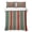 Multicolor, variant on Queen Quilt Set 90''x96'', Green Red Striped Lightweight Summer Bedspread Coverlet Set with 2 Pillow Shams, Farmhouse Colorful Stripes Breathable All Season Quilt Bedding for Bedroom/Guest Room