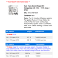 thumbnail image 2 of Auto Trans Master Repair Kit - Compatible with 1966 - 1970 Jeep J-3700 1967 1968 1969, 2 of 2