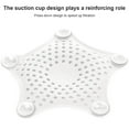 thumbnail image 5 of DESTYER Hair Trap Shower Bath Plug Hole Waste Catcher Stopper Floor Drain Sink Strainer White, 5 of 8