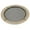 gold, variant on lionlar Metal Circle Metal Cover With 4 Screws Installation Coaxial Speakers - black