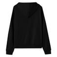 thumbnail image 6 of Girls Boys Oversized Hoodies Full Zip Hooded Sweatshirt Soft Fleece Lining Jacket Lightweight Warm Outerwear Fall Winter Coat, 6 of 7
