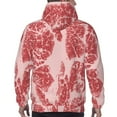thumbnail image 7 of Naloa Red Meat Men's Casual Hooded Collar Drawstring Hoodies Pullover Sweatshirts Casual Long Sleeve Shirts-3X-Large, 7 of 7