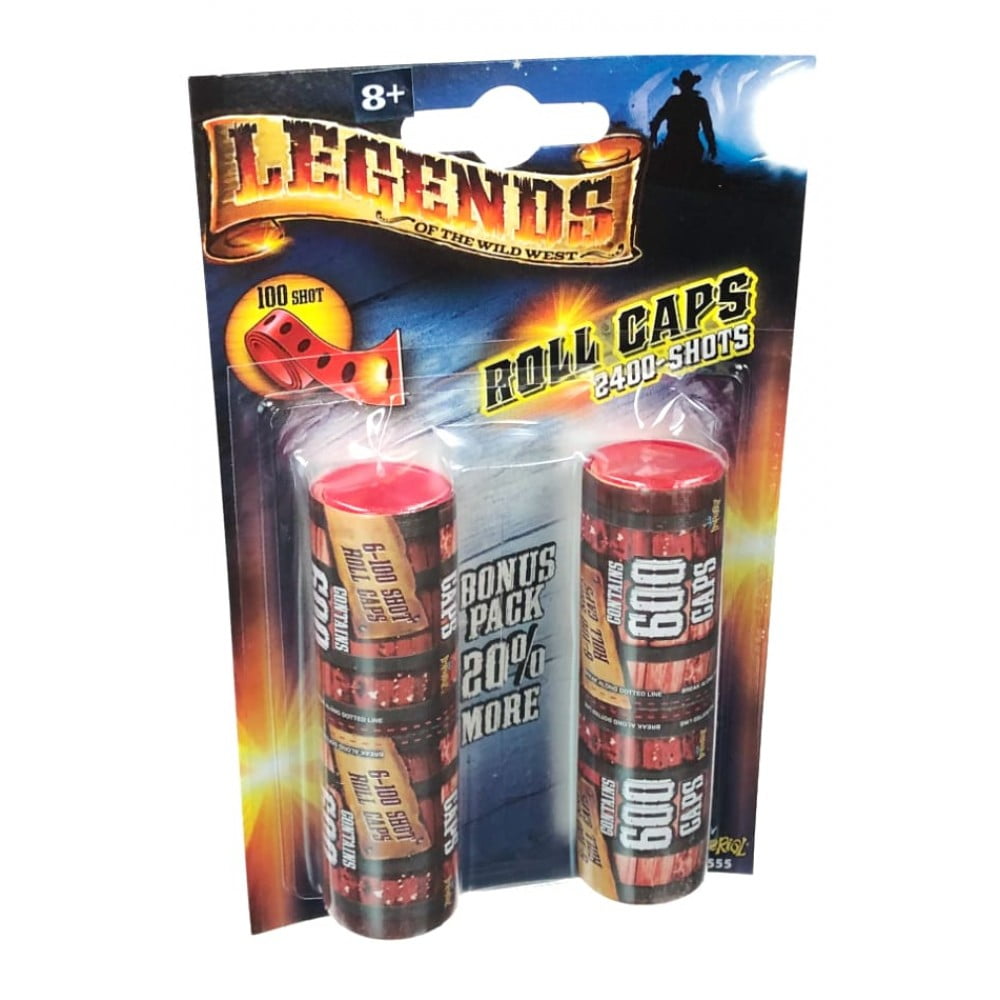Paper Roll Caps 2400 shots - 2 PACK