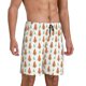 thumbnail image 2 of Balery Cute Carrot Print Pantalones cortos de pijama de punto de algodón para hombre con cinturilla y bolsillos-Large, 2 of 6