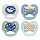 thumbnail image 1 of Chupetes para Bebé Dr. Brown 0-6 Meses Azul con Brillo 4-Pack, 1 of 9