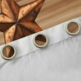 thumbnail image 4 of Feelyou Texas Stars Blackout Curtains Set of 2 (52x84 Each), Rustic Camo Window Curtains, 4 of 6