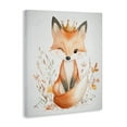thumbnail image 3 of Stupell Industries Crowned Baby Fox Canvas Wall Art design by Ramona Murdock, 20 x 16, 3 of 7