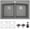 Grey, variant on Karran Usa QT-710-GR-PK1 Quartz Qt 33" Drop In Double Basin Quartz Composite Kitchen Sink