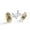 Color 1, variant on Men's Classic Stainless Steel, Vintage Flower Honey Bee Cufflinks Business Wedding Shirts, Silver