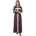 thumbnail image 2 of Bimba Women's Long Sleeve Winter Wear Maxi Dress Rayon, 2 of 6