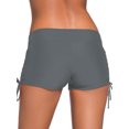 thumbnail image 5 of Women Low Waist Solid Color Side Strap Swim Trunks, 5 of 5