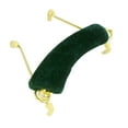 thumbnail image 1 of kusrkot Dark Green 3/4 4/4 Violin Spring Shoulder Rest Velvet Padded Frame Rest, 1 of 9