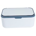 thumbnail image 1 of Caja de pañuelos húmedos y secos de gran capacidad extraíble para el hogar, sellada para guardar mascarillas antipolvo (azul oscuro) para bebés, 1 of 6