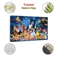 thumbnail image 2 of The Beast & Beauty Mickeys Minnies Characters Tangled Walt Painting On Canvas Wall Art Poster Scroll Picture Print Living Room Walls Decor Home Posters 08x12inch(20x30cm), 2 of 6