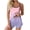 Pink, variant on Keeplus Cute Pajama Sets for Women Plus Size 2 Piece Casual Gradient Pjs Set Sleepwear Sleeveless Camisoles Shorts Casual Lounge Sets Outfits