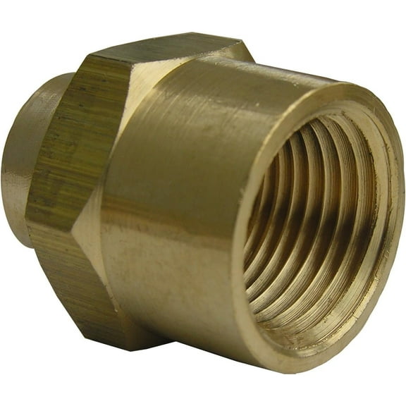 LASCO 17-9277 1/2-Inch Female Pipe Thread by 1/8-Inch Female Pipe Thread Brass Bell Reducer