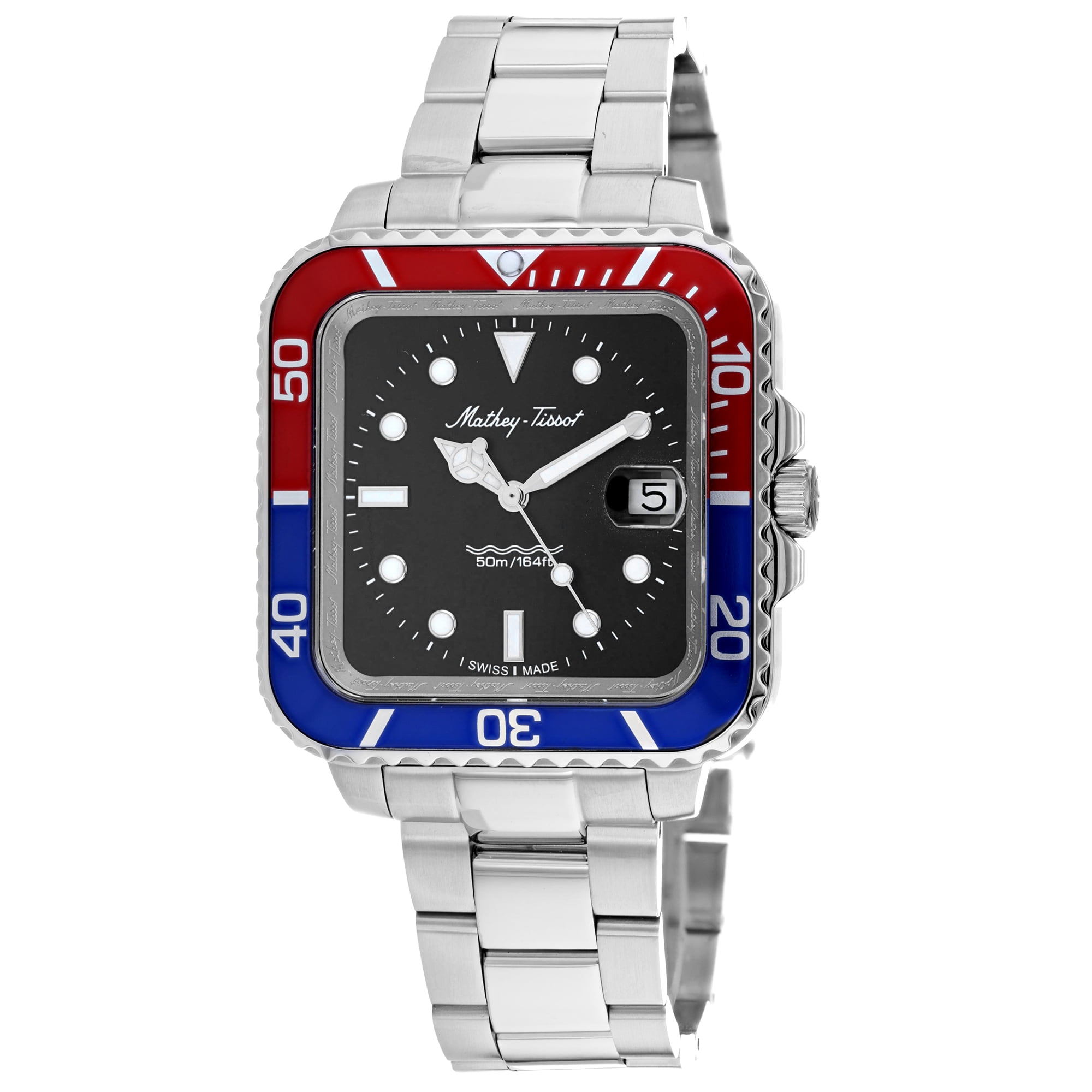 Victorinox Men's 241801 Alliance Watch Silver 40mm Black Dial