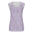 thumbnail image 4 of Puntoco Camiseta sin mangas con cuello cuadrado para mujer, de color liso, holgada, tipo camisola, 4 of 4