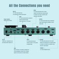 thumbnail image 2 of Pedal Multiefectos Flamma FX150B Negro con Visualización Táctil y Batería Integrada para Guitarra El, 2 of 7