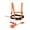 Orange, variant on Children Ski Harness Shoulder Strap Control Fundamentals Leash Equipment Trainer for Training Snowboard, Skating, for Boys Beginners Black