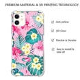 thumbnail image 4 of Beautiful flower Case for iPhone 12 Mini,Aesthetic Colourful Floral Plant Case for Men Women,Unique Soft TPU Bumper Case Cover, 4 of 5