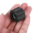thumbnail image 3 of KALLORY 4 Pcs Roulements de Roue de Tondeuse à Gazon de Rechange Bagues Noires Matériau Pe pour Outils Électriques, 3 of 8