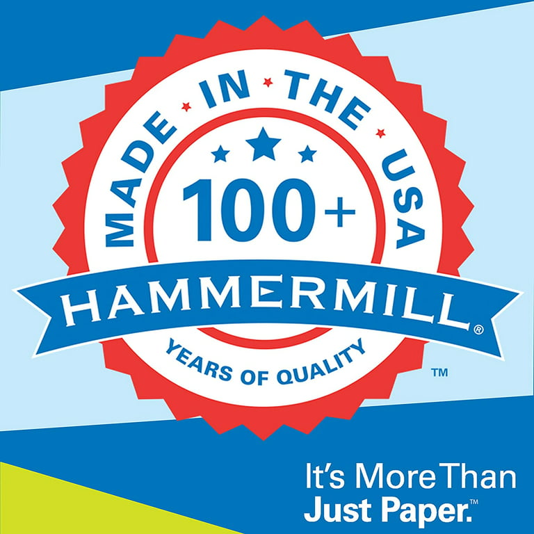  Hammermill Colored Paper, 20lb Pink Printer Paper, 8-1/2 x 11-  1 Ream (500 Sheets) - Made in the USA, Pastel Paper, 103382R : Multipurpose  Paper : Office Products