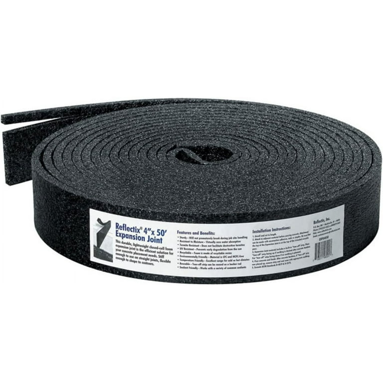 Reflectix 4 in. W X 50 ft. L Reflective Expansion Joint Roll 50 sq ft Reflectix 4 in. W X 50 ft. L Reflective Expansion Joint Roll 50 sq ft