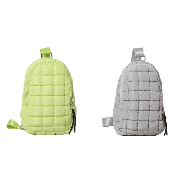 Bolso Pecho Bandolera para Mujer Nube Acolchada Fiesta () Amarillo