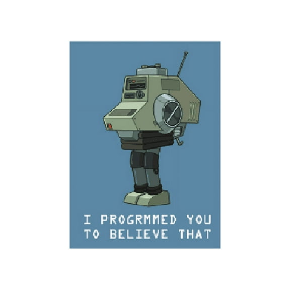 RICK & MORTY MAGNET - Officially Licensed I PROGRMMED YOU TO BELIEVE THAT Artwork Refrigerator Magnet - 2.5" x 3.5"