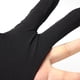 thumbnail image 5 of Guantes de billar snooker de lycra abiertos de 3 dedos izquierdo/derecho universales (negro), 5 of 6