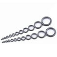 thumbnail image 1 of Fishing Rod Repair Kit With 24PCS Ceramic Guide Ring, Easy To Use, HighQuality, Suitable For Freshwater And Saltwater Poles,, 1 of 8