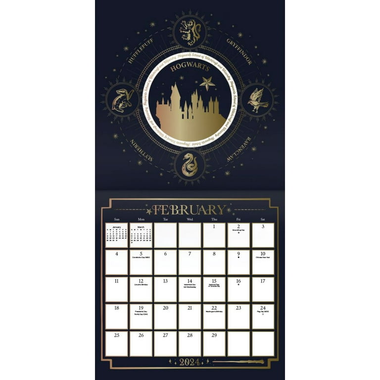 2024 Harry Potter Wall Calendar: Trends International
