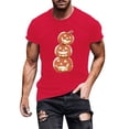 thumbnail image 2 of Atkumj Halloween Print Graphic Tees for Men Comfortable Cotton Short Sleeve T Shirts Casual Fashion Crew Neck Tee Shirts S, 2 of 6