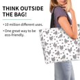thumbnail image 2 of Balery Funny Chicken Bolsa Tote Estilo Estético con Cremalleras, Bolsa de Hombro, Bolsa de Compras Grande y Plegable, 2 of 8