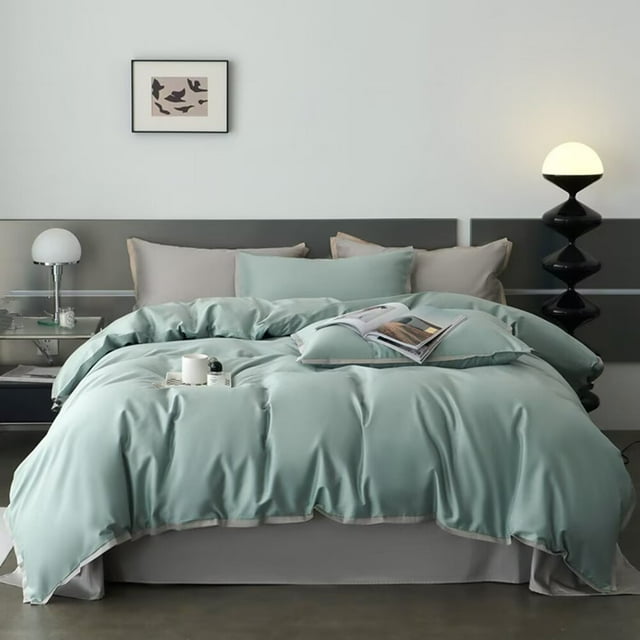Zhuge Bed Sheets Set, Bedding Sheets Pillowcases Kit, Twin Bed Set, Hotel Bedding, Home Decor(Blue)